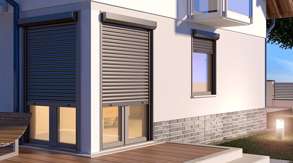 Security Shutters on Doors and Windows